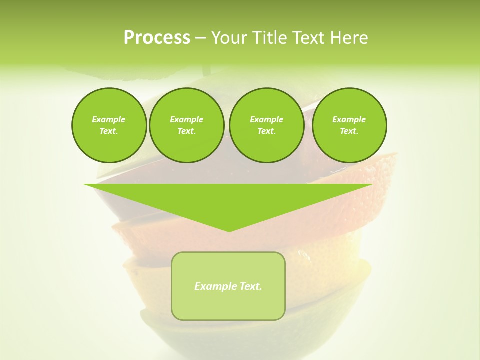 Fruit In The Shape Of An Apple PowerPoint Template