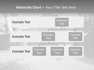 Black And White Photo Of The City PowerPoint Template
