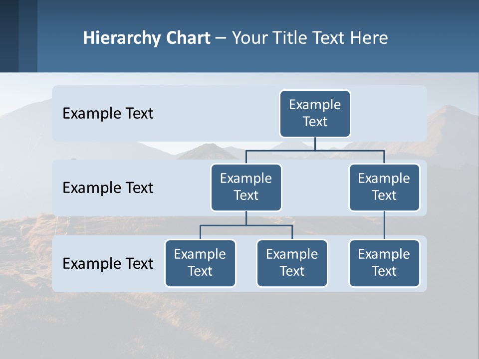 The Man Climbs The Mountains PowerPoint Template
