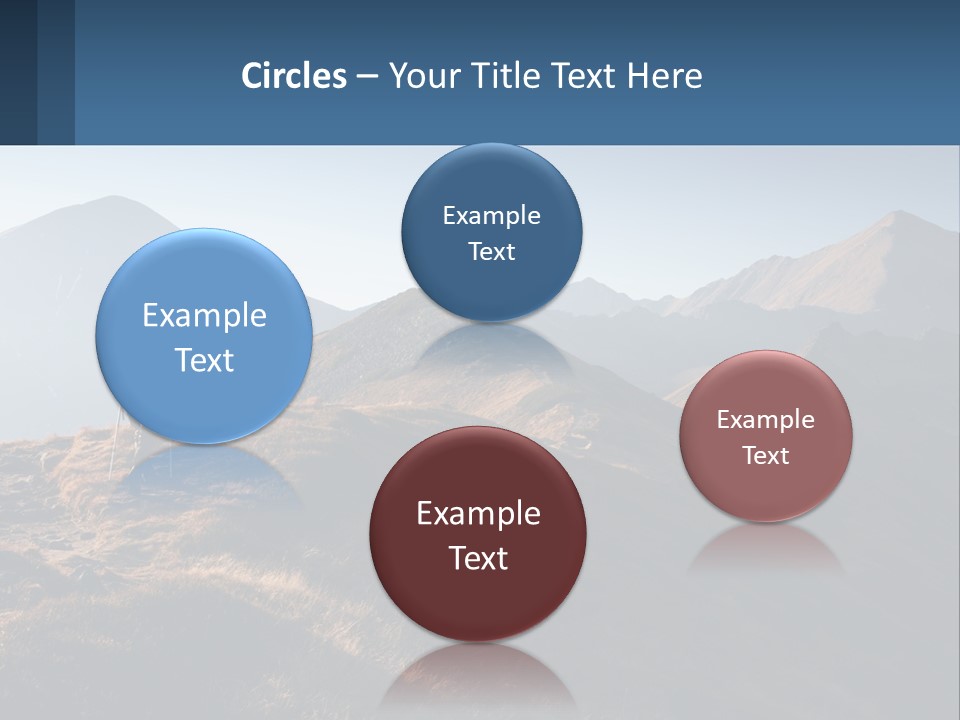 The Man Climbs The Mountains PowerPoint Template