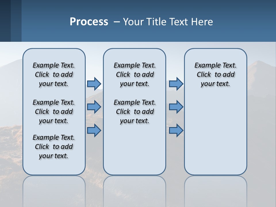 The Man Climbs The Mountains PowerPoint Template