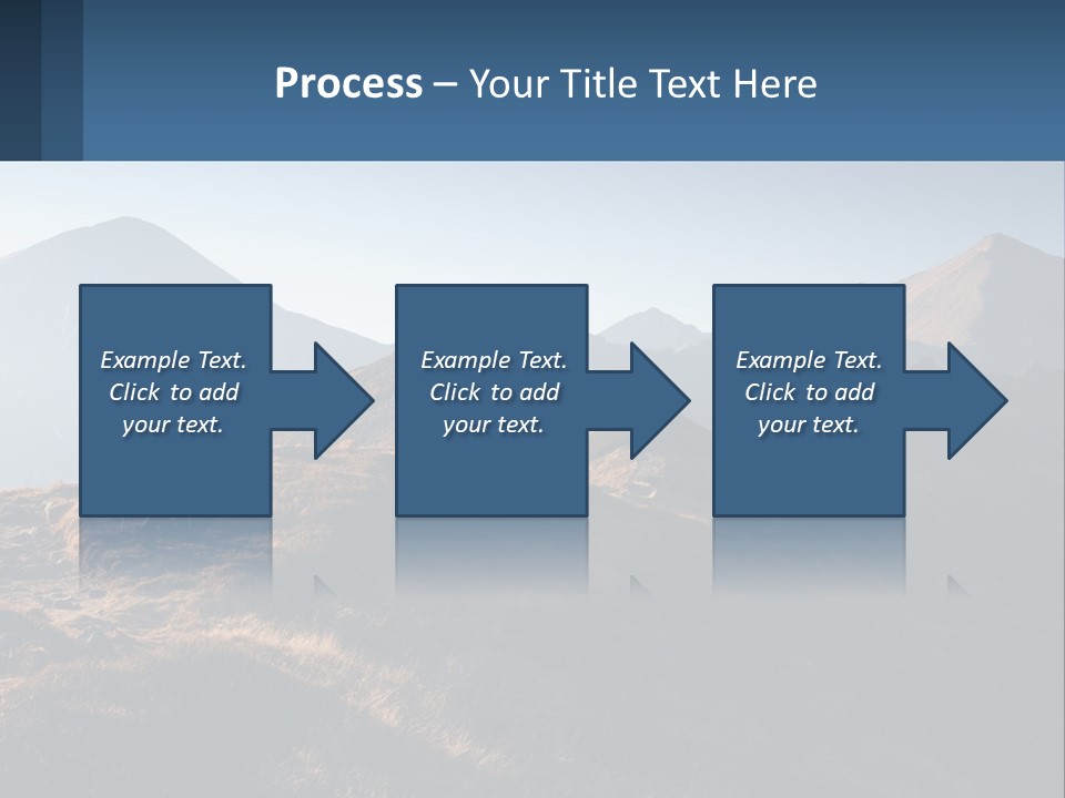 The Man Climbs The Mountains PowerPoint Template