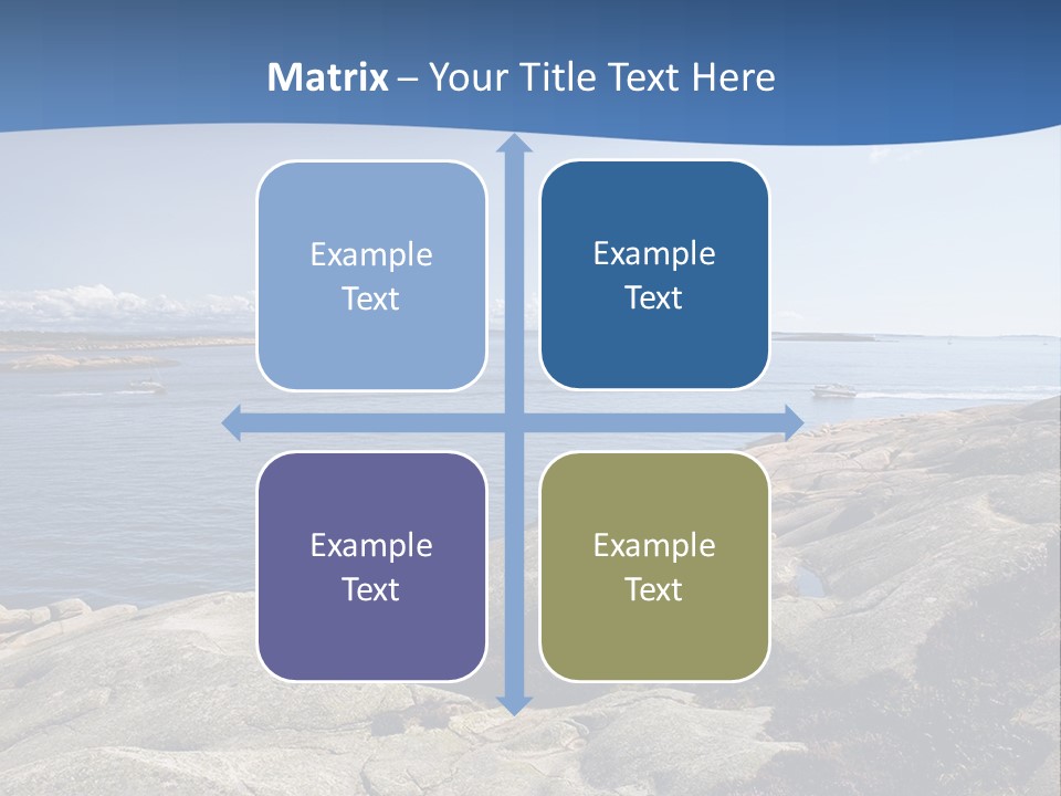 Sea And Mountains PowerPoint Template