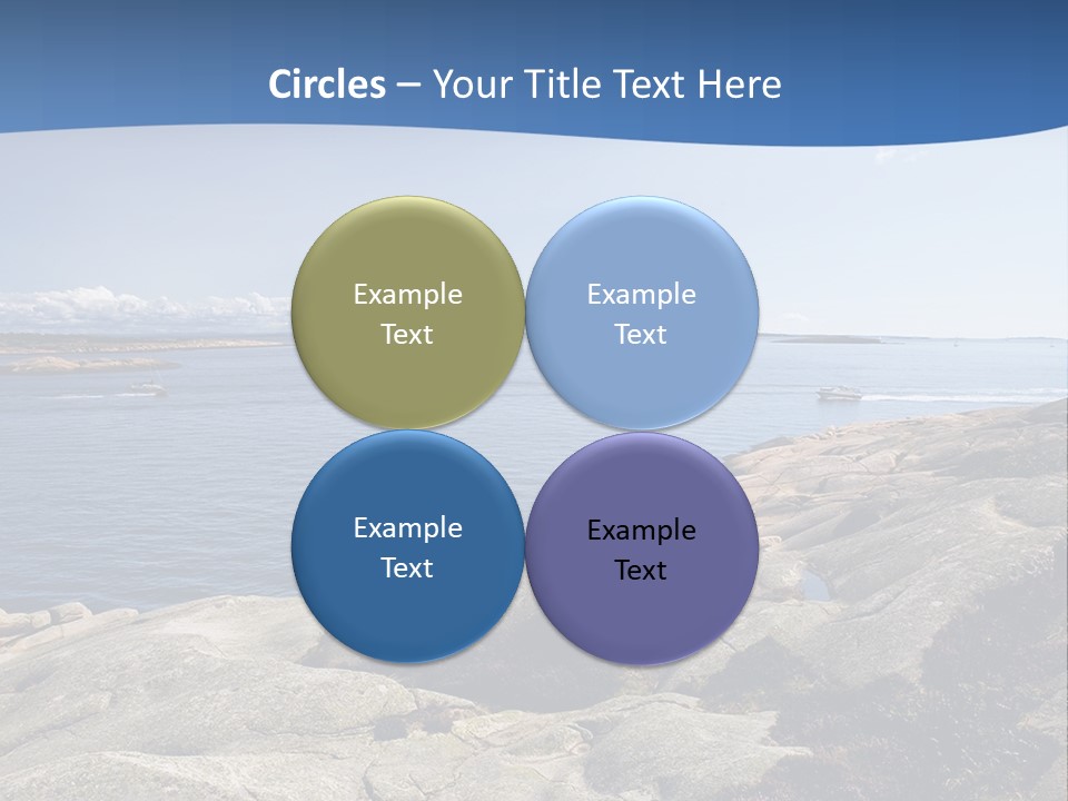 Sea And Mountains PowerPoint Template