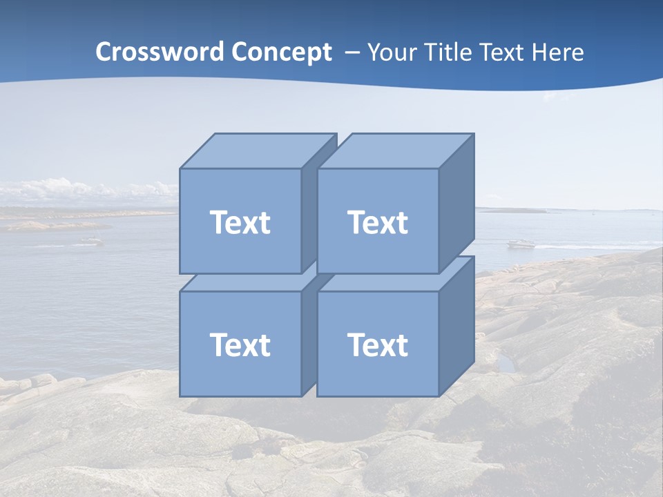 Sea And Mountains PowerPoint Template