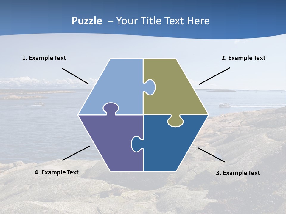 Sea And Mountains PowerPoint Template