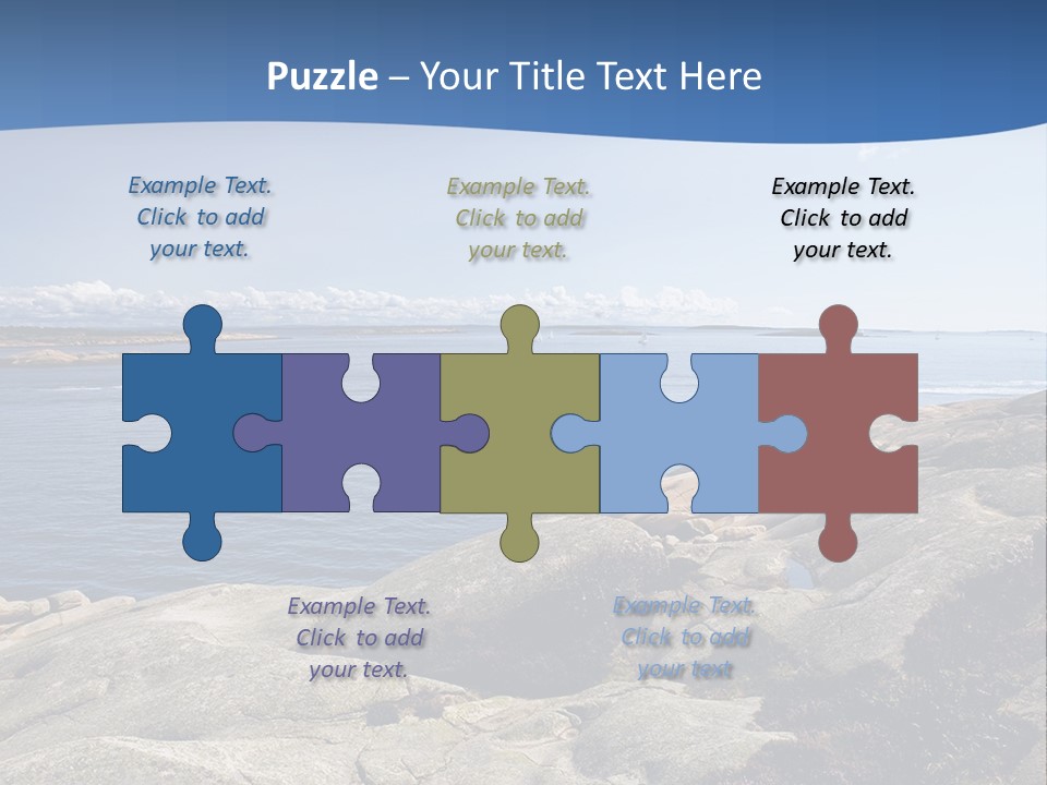 Sea And Mountains PowerPoint Template