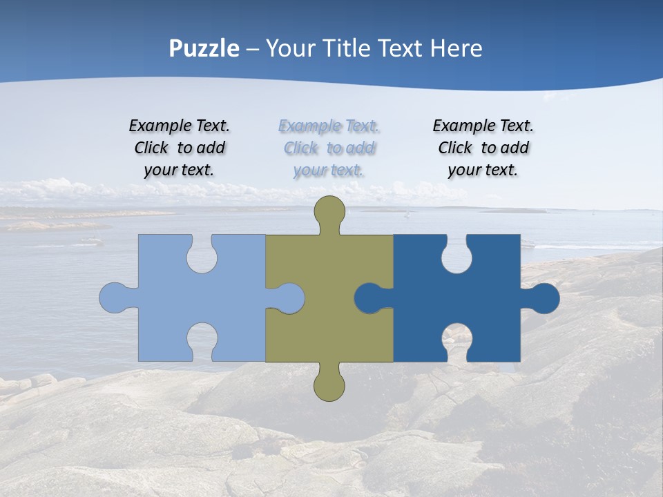 Sea And Mountains PowerPoint Template