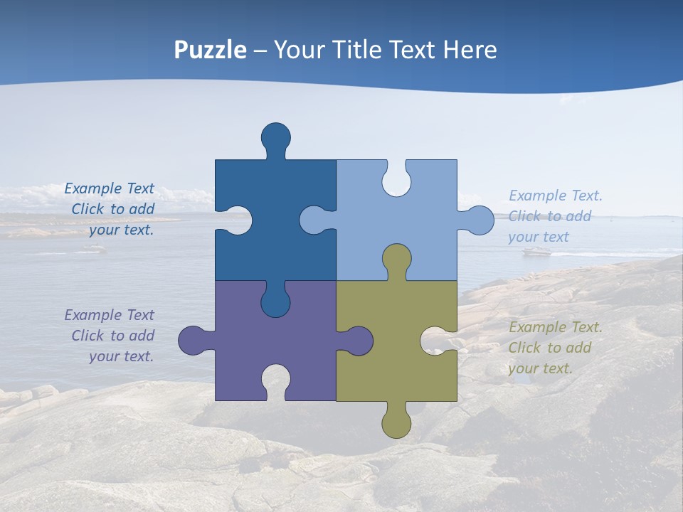 Sea And Mountains PowerPoint Template