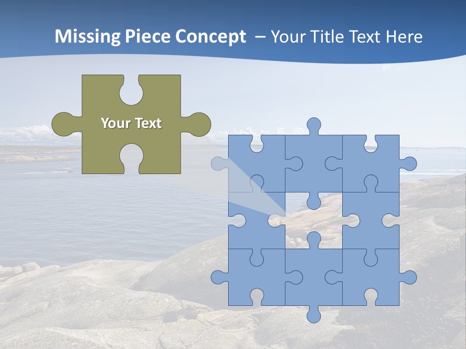 Sea And Mountains PowerPoint Template