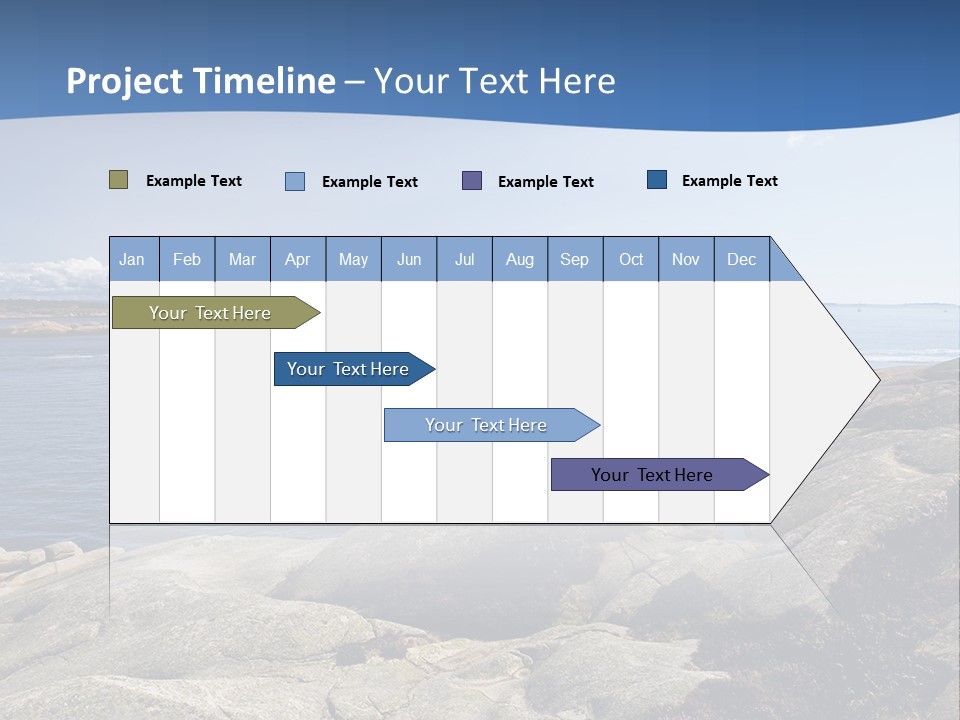 Sea And Mountains PowerPoint Template