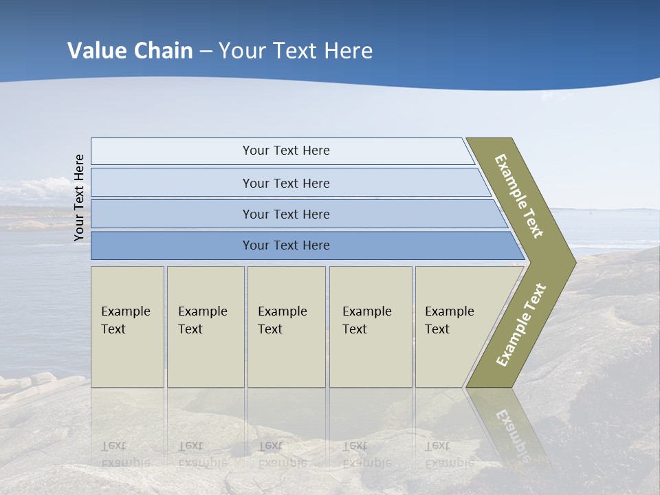 Sea And Mountains PowerPoint Template