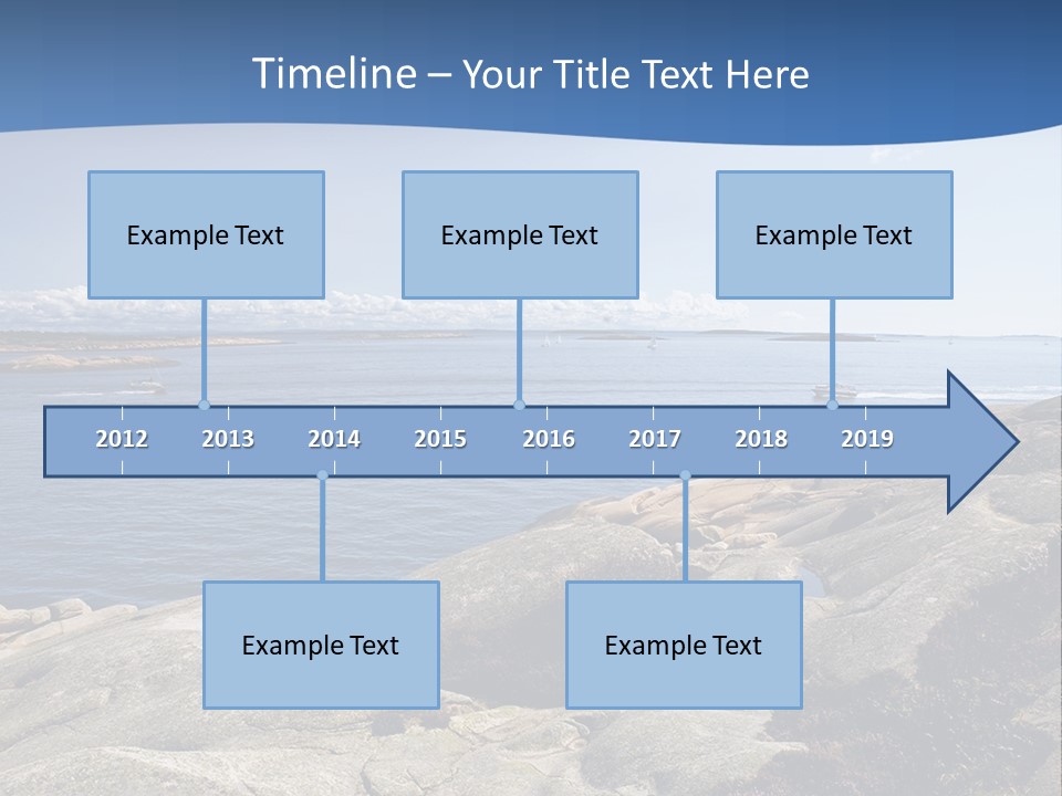 Sea And Mountains PowerPoint Template