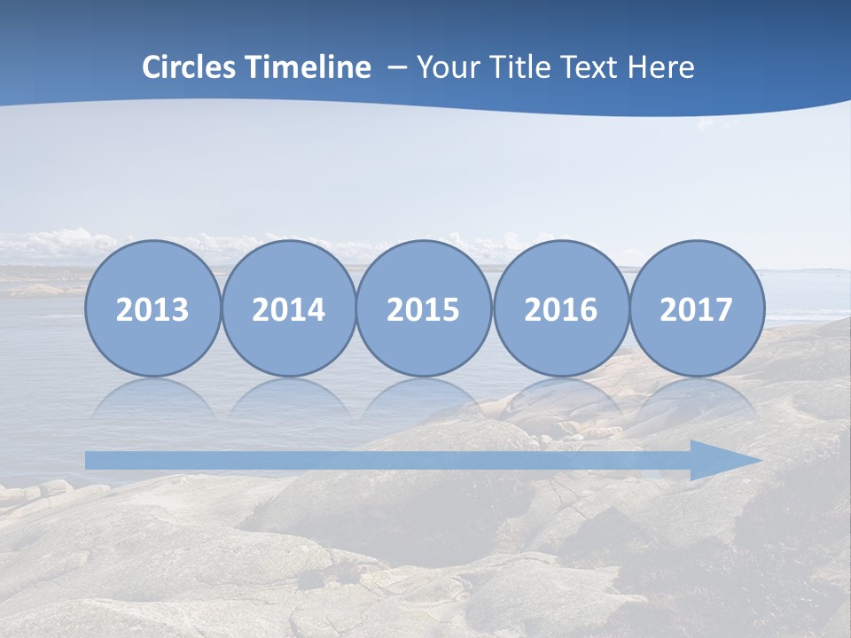 Sea And Mountains PowerPoint Template