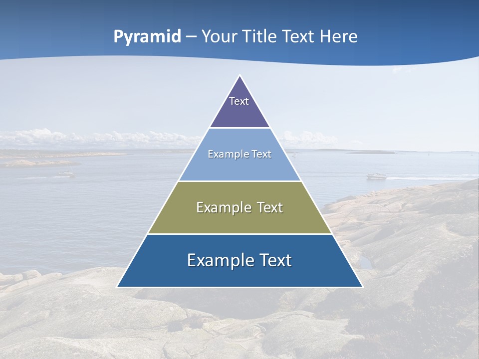 Sea And Mountains PowerPoint Template