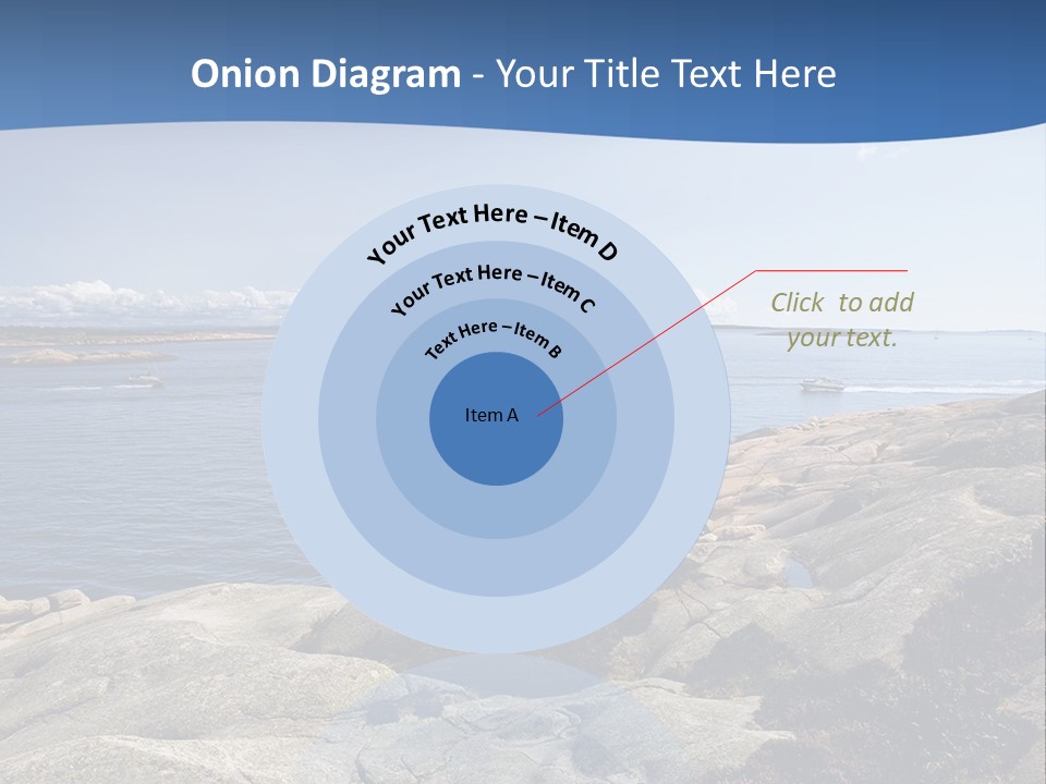 Sea And Mountains PowerPoint Template
