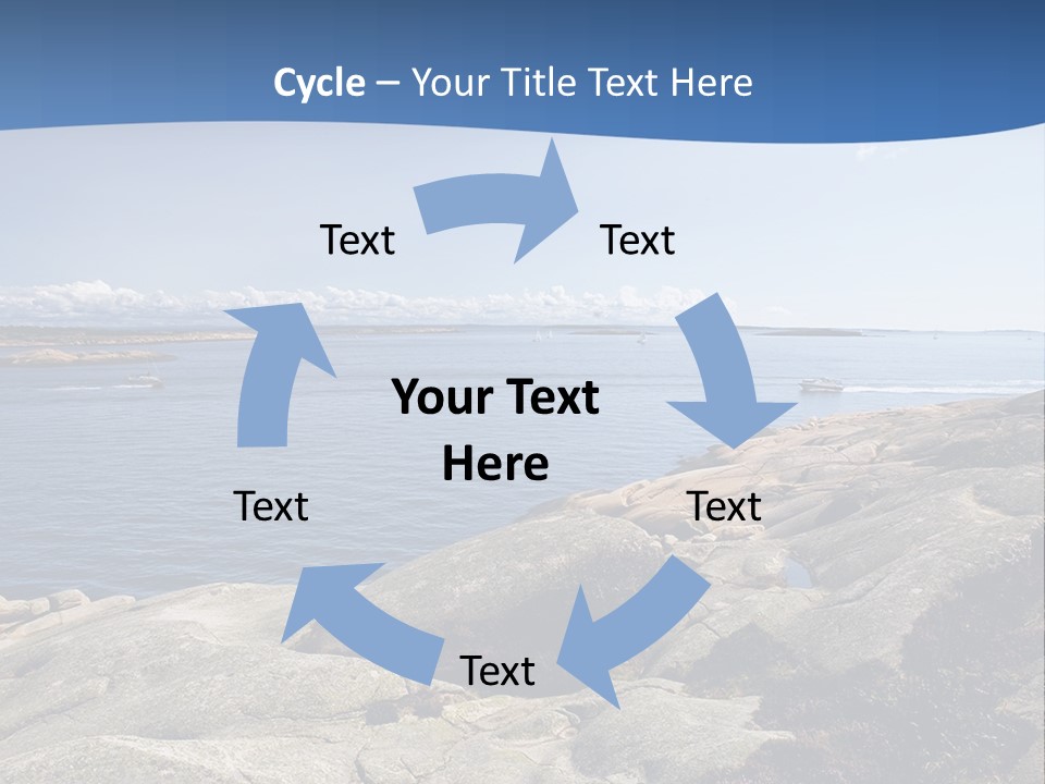 Sea And Mountains PowerPoint Template
