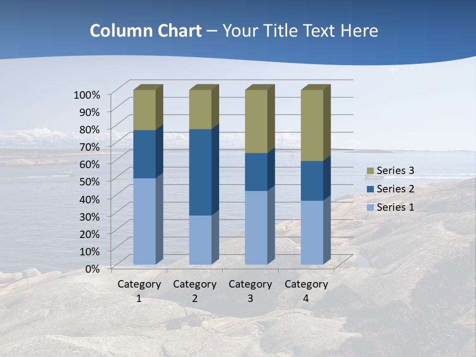 Sea And Mountains PowerPoint Template