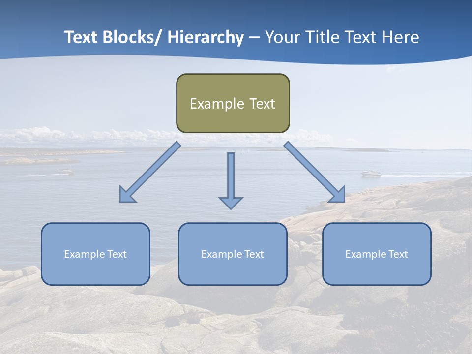 Sea And Mountains PowerPoint Template