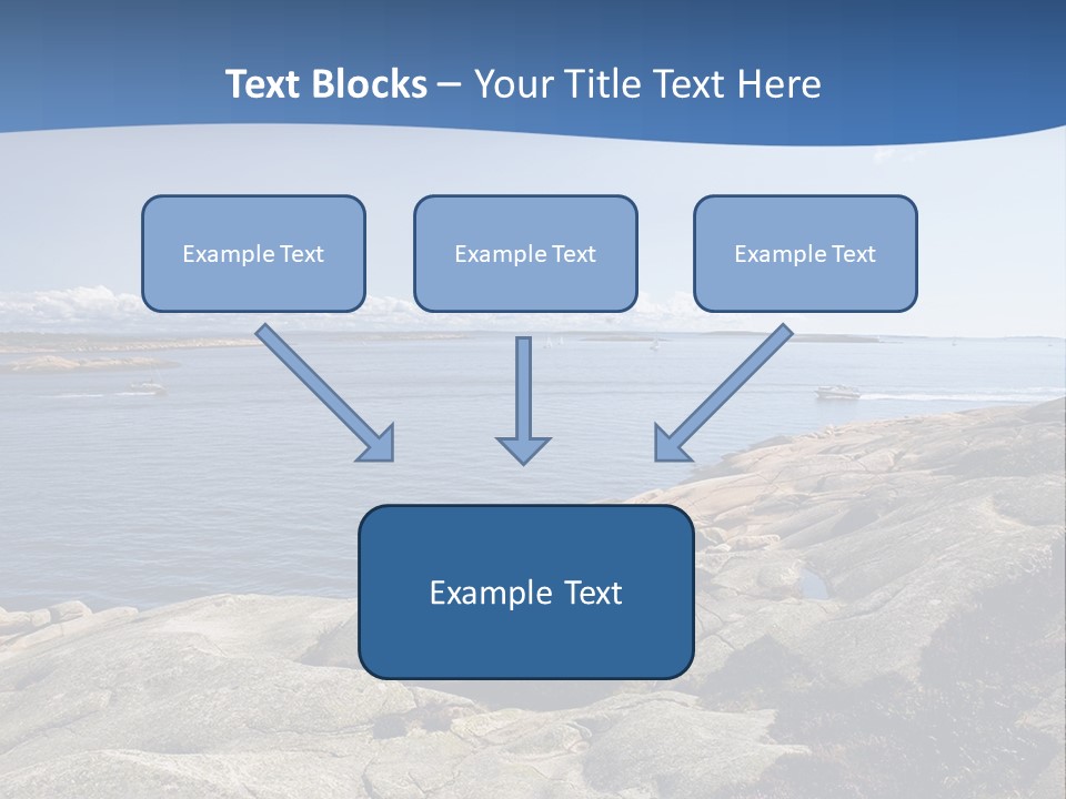 Sea And Mountains PowerPoint Template