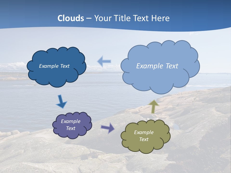Sea And Mountains PowerPoint Template