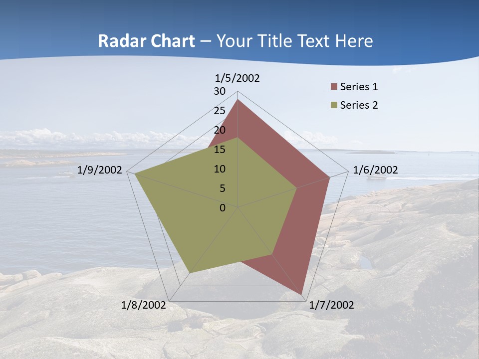 Sea And Mountains PowerPoint Template