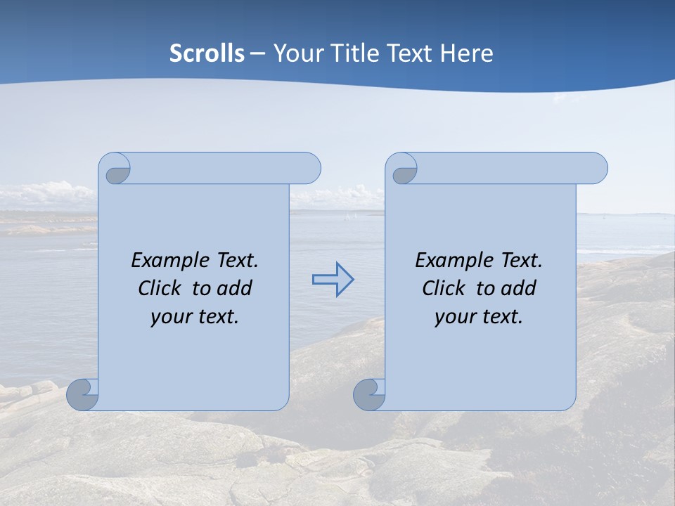Sea And Mountains PowerPoint Template