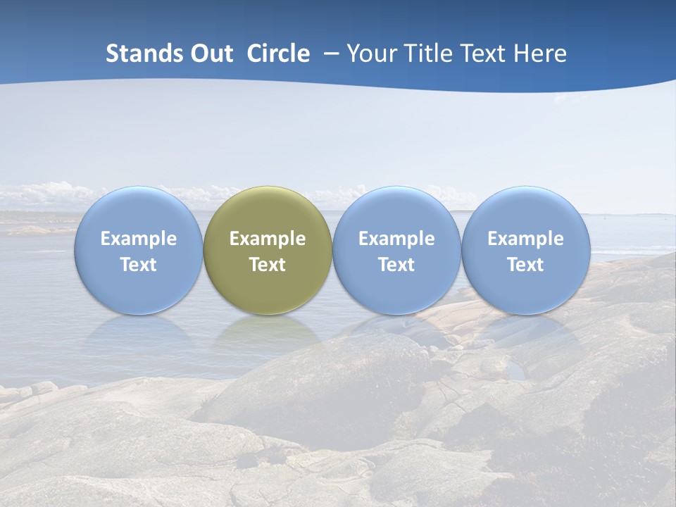 Sea And Mountains PowerPoint Template