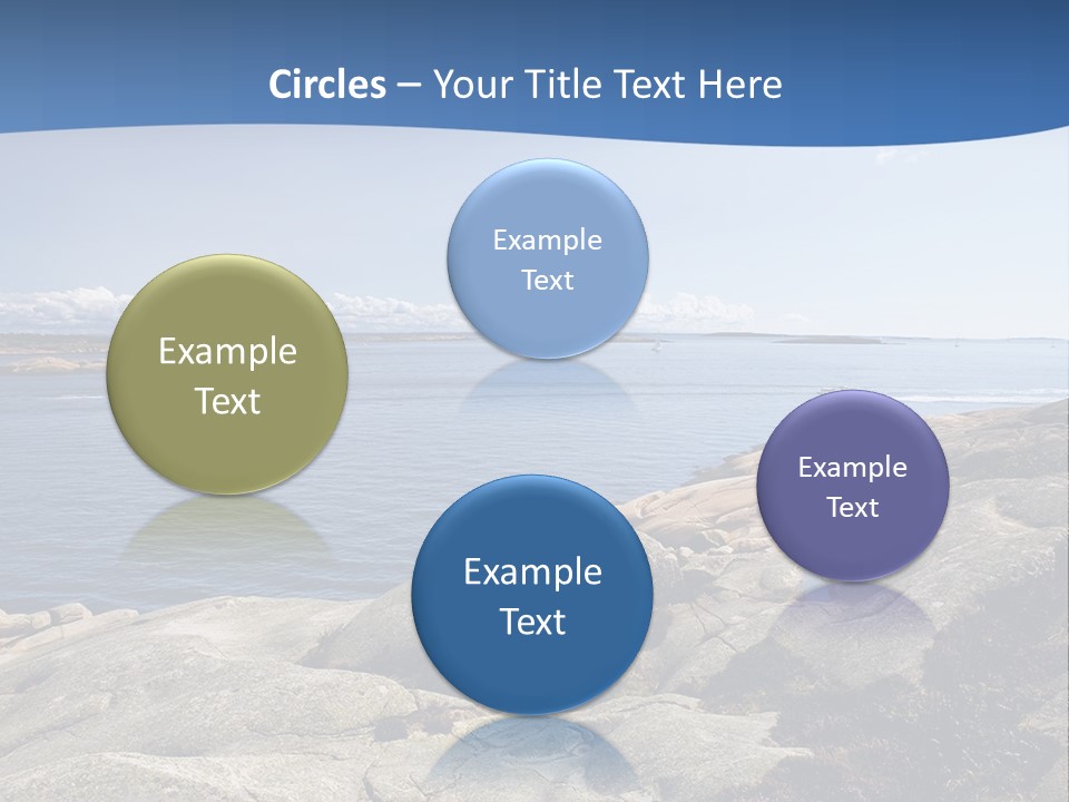 Sea And Mountains PowerPoint Template