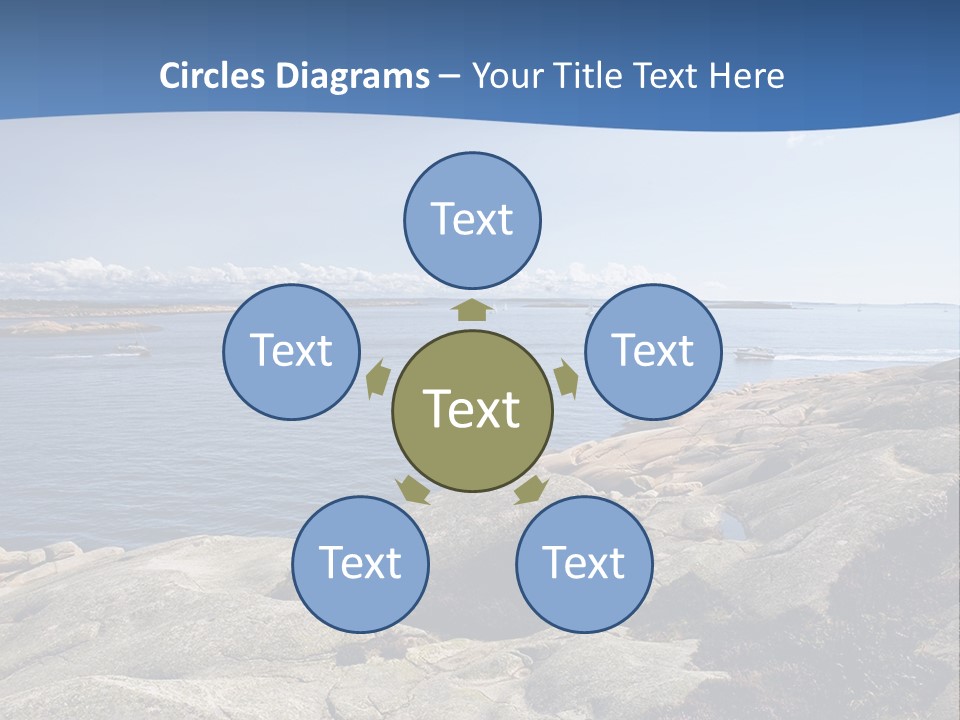 Sea And Mountains PowerPoint Template