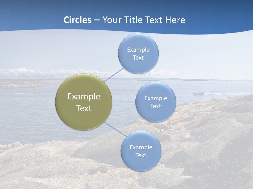 Sea And Mountains PowerPoint Template