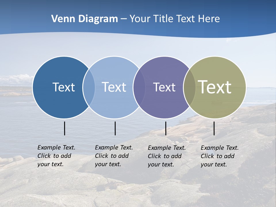 Sea And Mountains PowerPoint Template