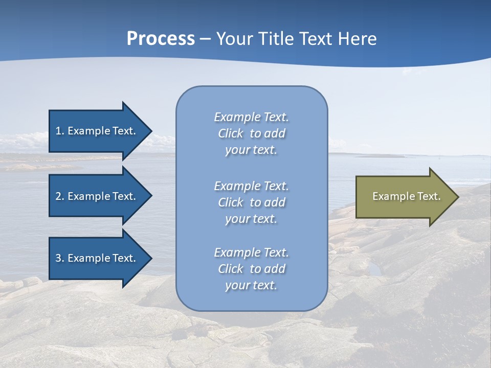 Sea And Mountains PowerPoint Template