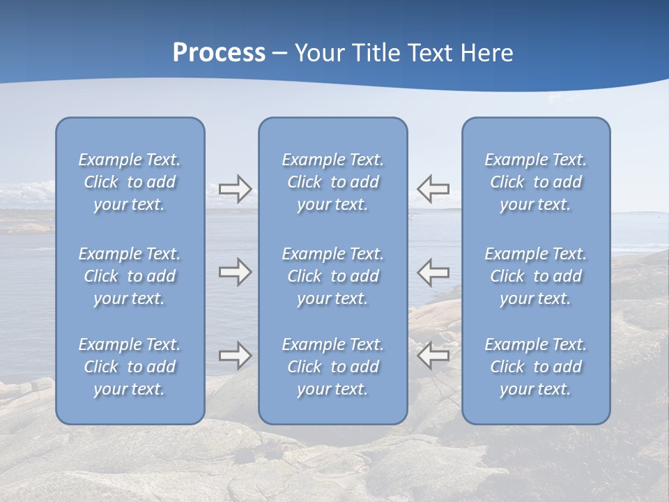 Sea And Mountains PowerPoint Template