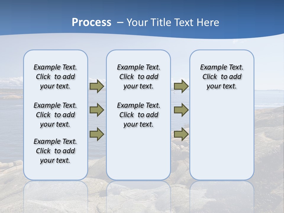 Sea And Mountains PowerPoint Template