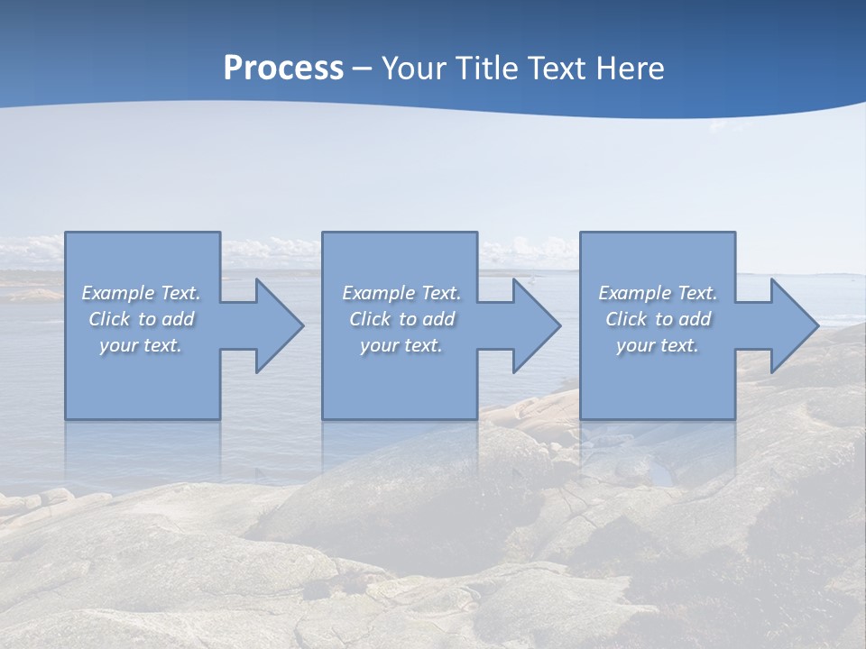 Sea And Mountains PowerPoint Template