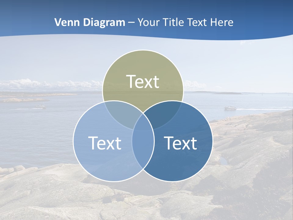 Sea And Mountains PowerPoint Template
