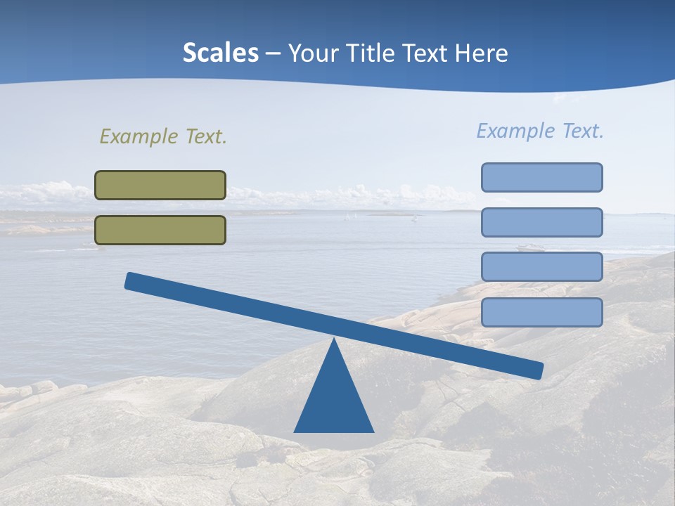 Sea And Mountains PowerPoint Template