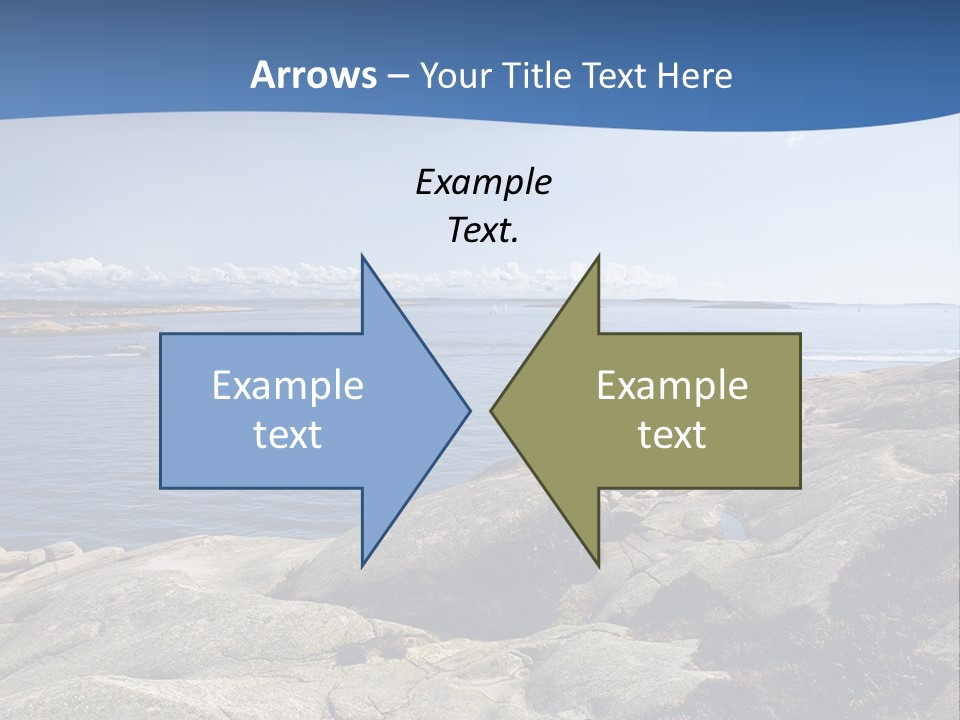 Sea And Mountains PowerPoint Template