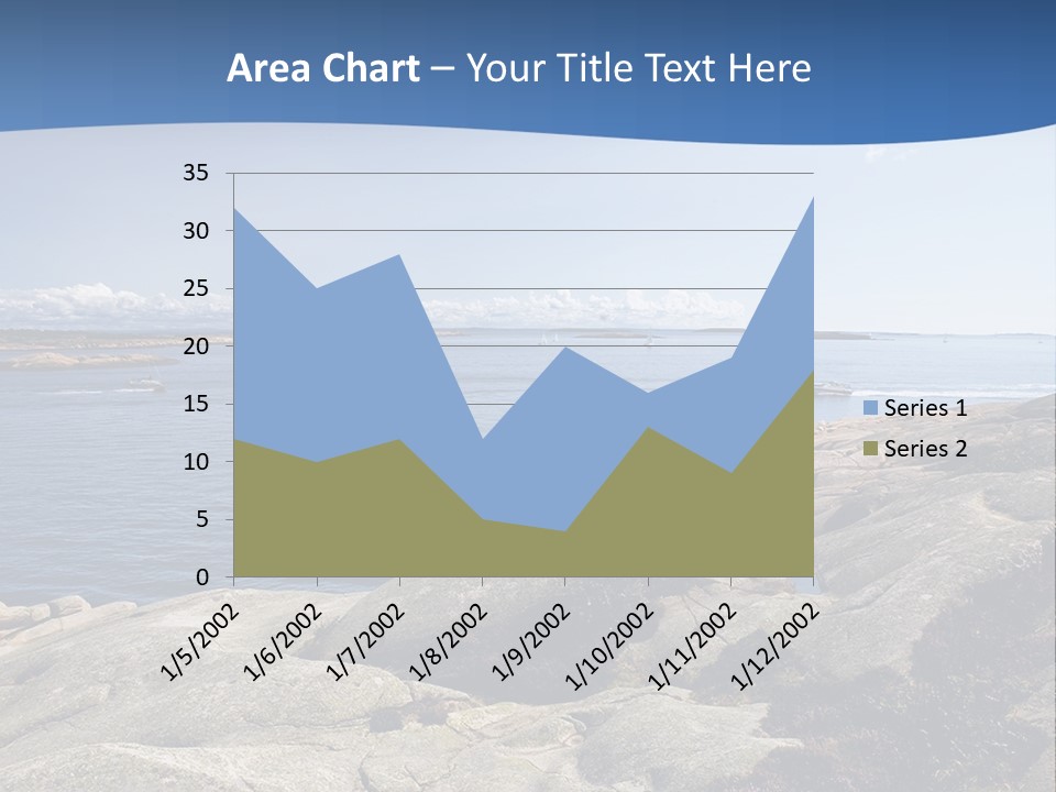 Sea And Mountains PowerPoint Template