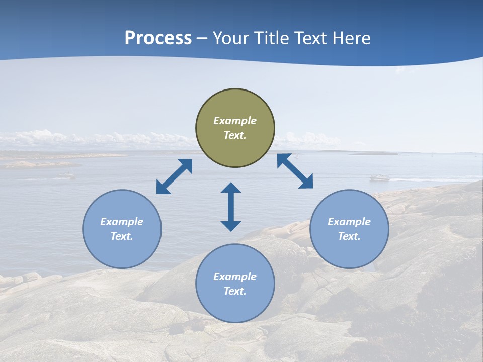Sea And Mountains PowerPoint Template