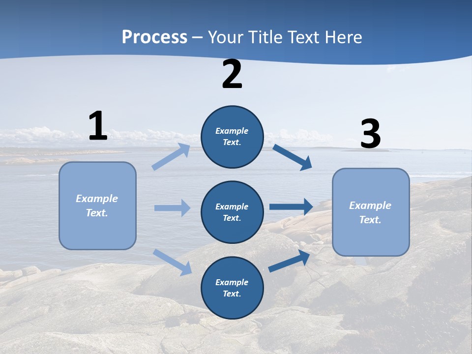 Sea And Mountains PowerPoint Template