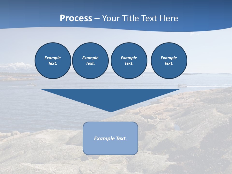 Sea And Mountains PowerPoint Template