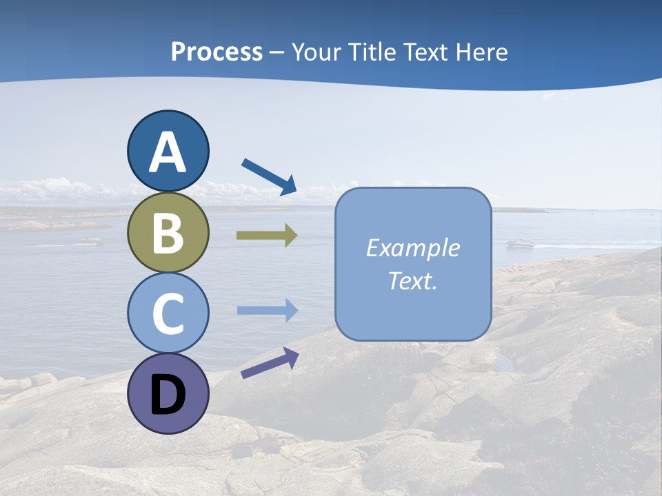 Sea And Mountains PowerPoint Template