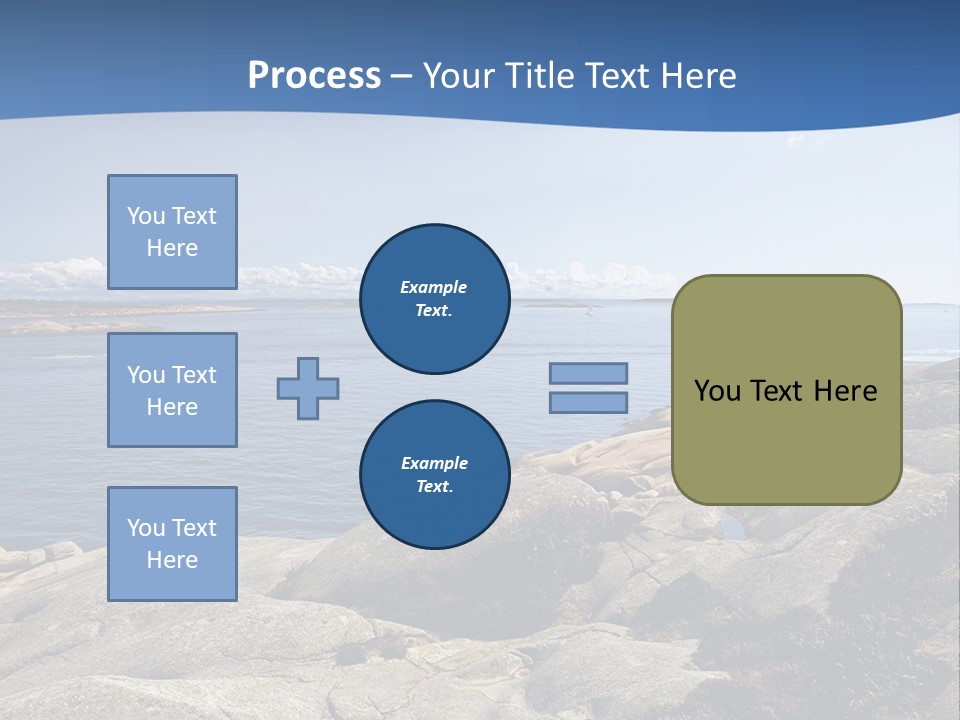 Sea And Mountains PowerPoint Template