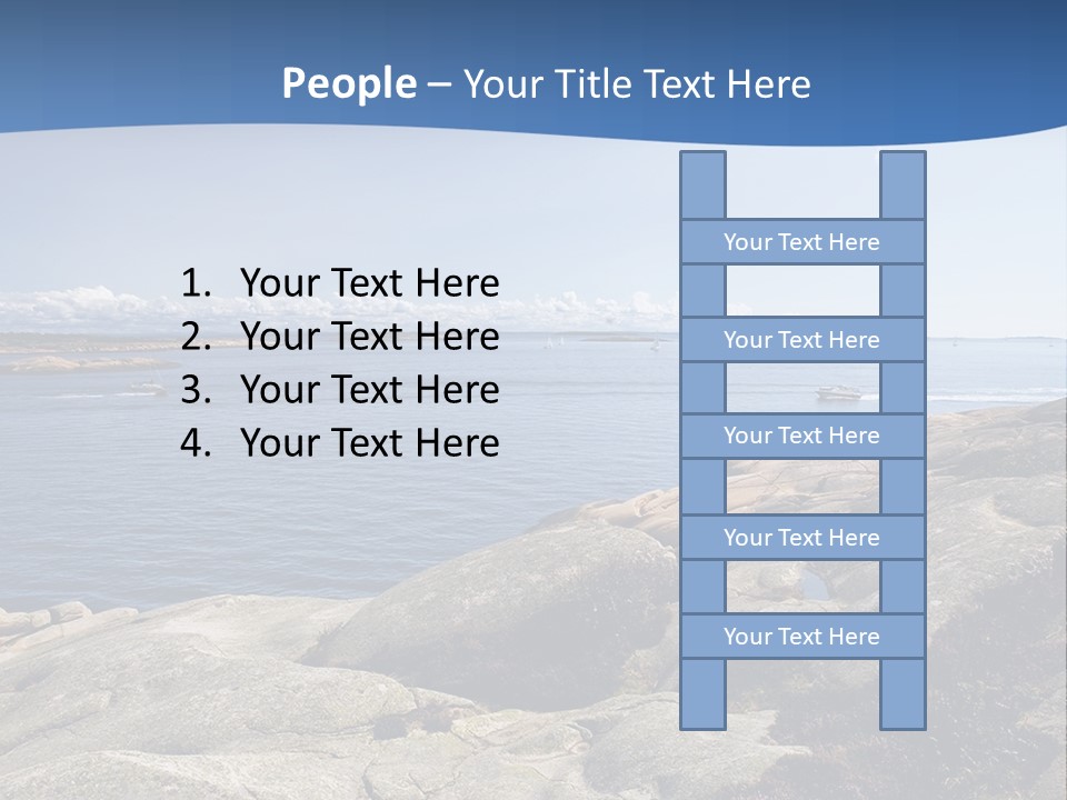 Sea And Mountains PowerPoint Template