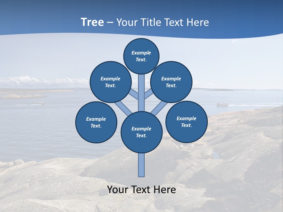 Sea And Mountains PowerPoint Template