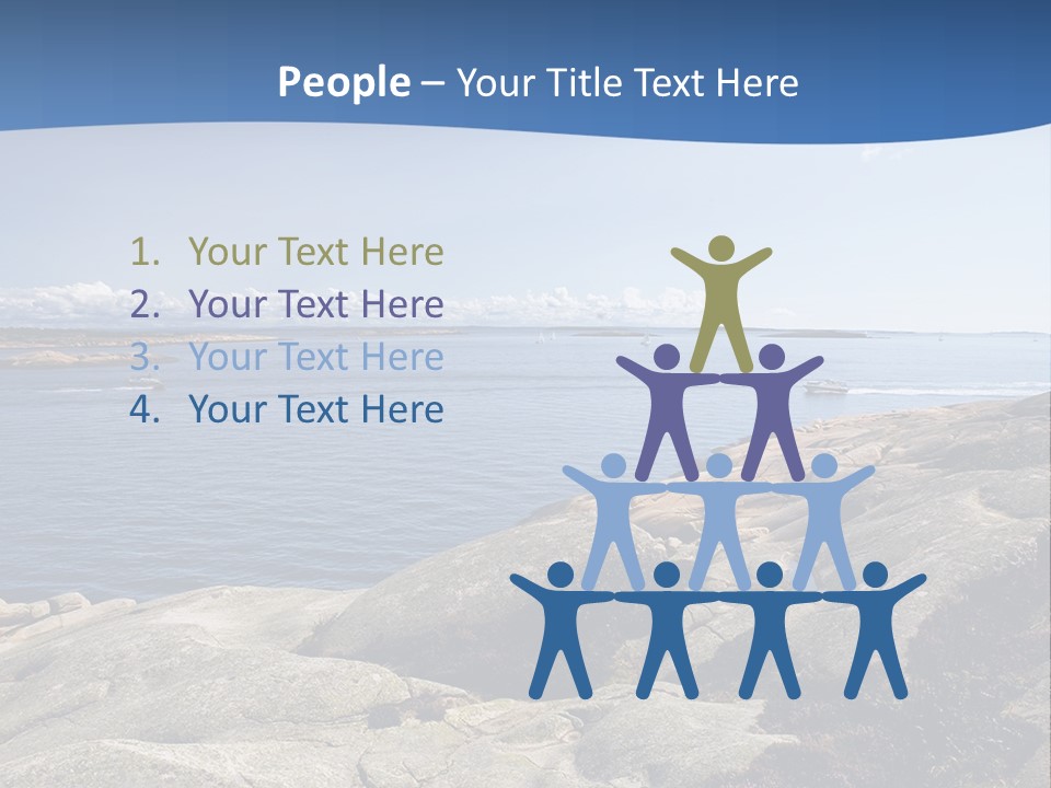 Sea And Mountains PowerPoint Template