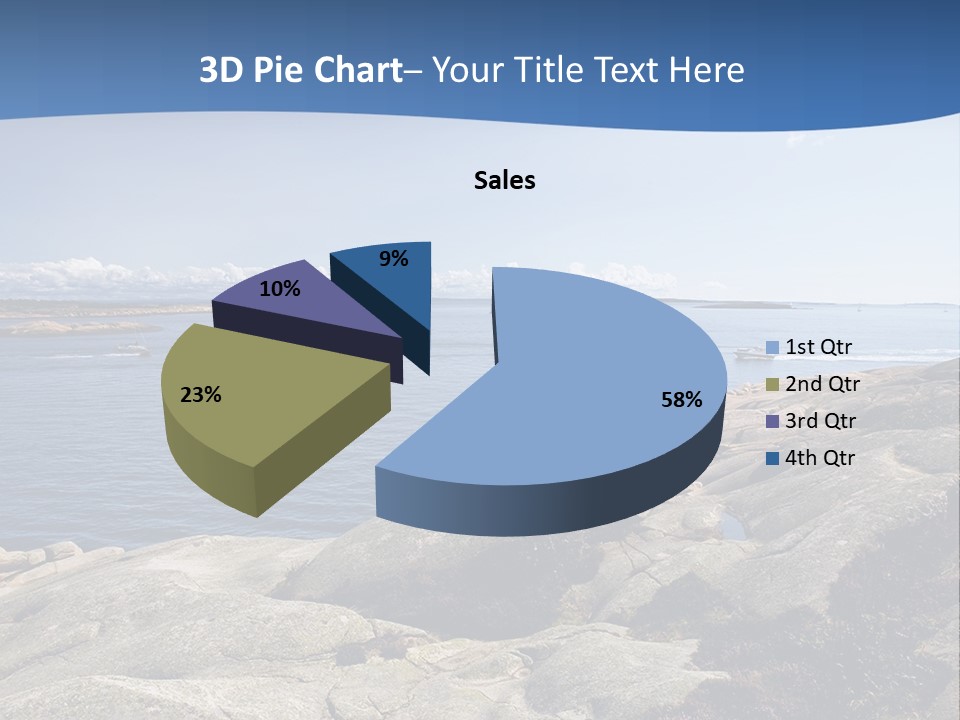 Sea And Mountains PowerPoint Template