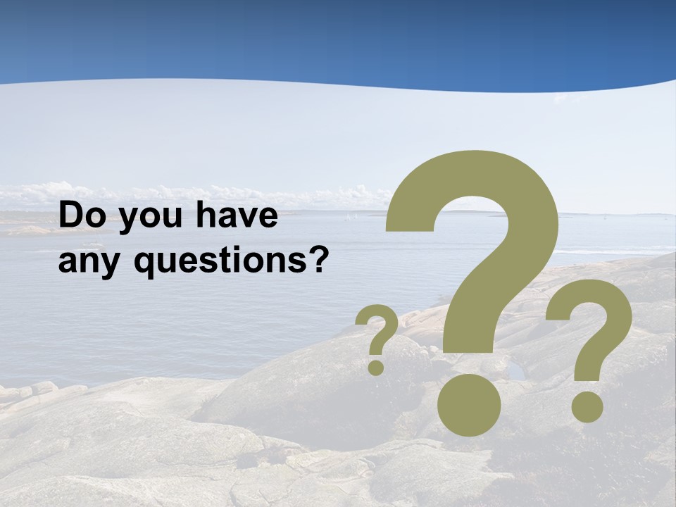 Sea And Mountains PowerPoint Template